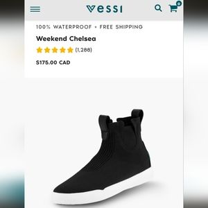 Women's Vessi Chelsea boots size 7